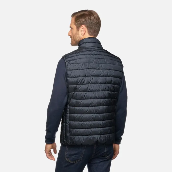 Man Geox Down Jackets KENNET MAN Sky Captain Sleeveless Sky Captain