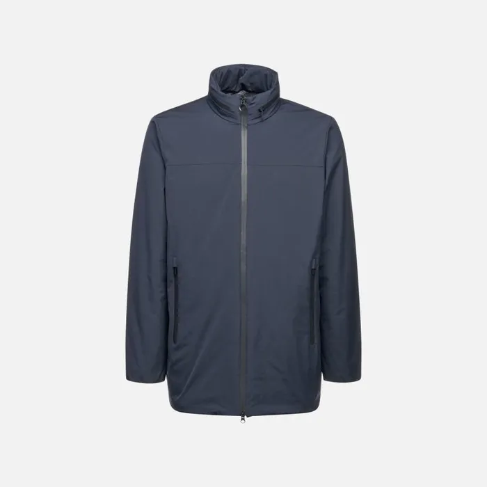 Man Geox Jackets SPHERICA MAN Sky Captain Midseason Jacket Sky Captain
