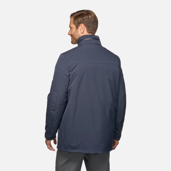 Man Geox Jackets SPHERICA MAN Sky Captain Midseason Jacket Sky Captain