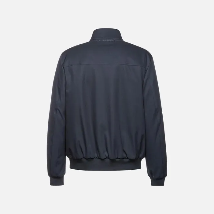 Man Geox Jackets VINCIT MAN Sky Captain Bomber Jacket Sky Captain