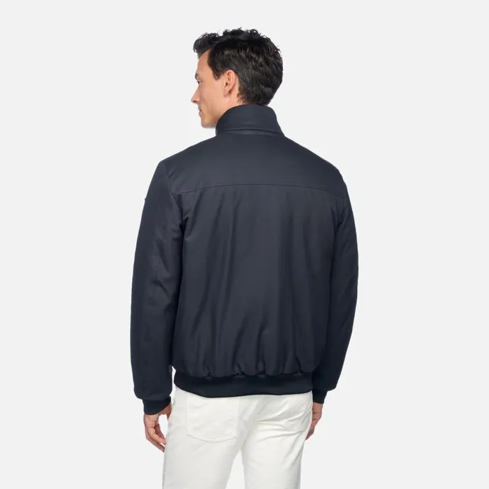 Man Geox Jackets VINCIT MAN Sky Captain Bomber Jacket Sky Captain