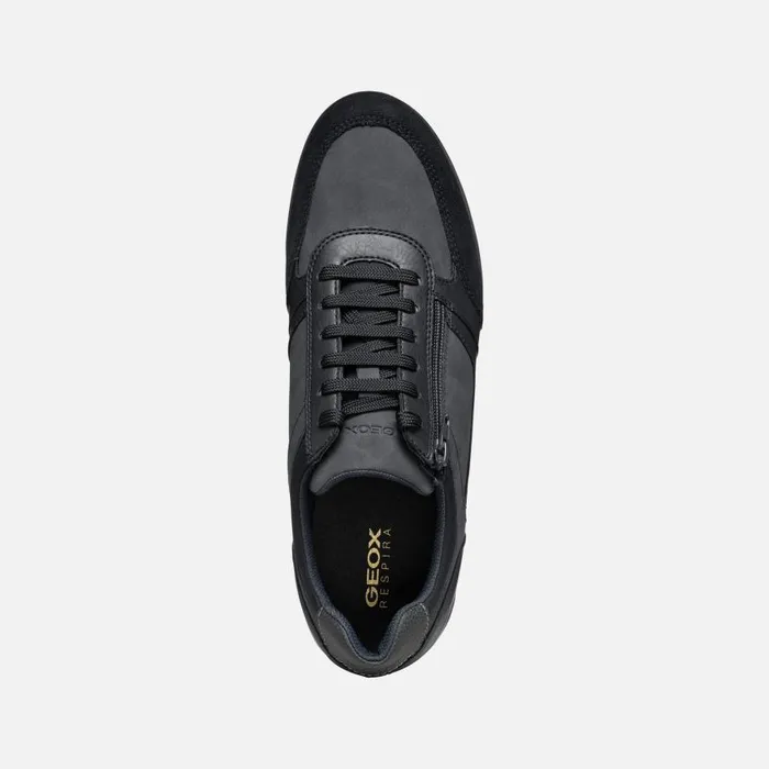 Man Geox Sneakers AVERY MAN Navy Low Top Sneakers Navy