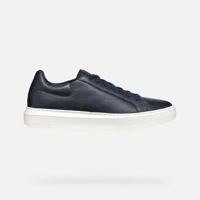 Man Geox Sneakers DEIVEN MAN Navy Low Top Sneakers Navy