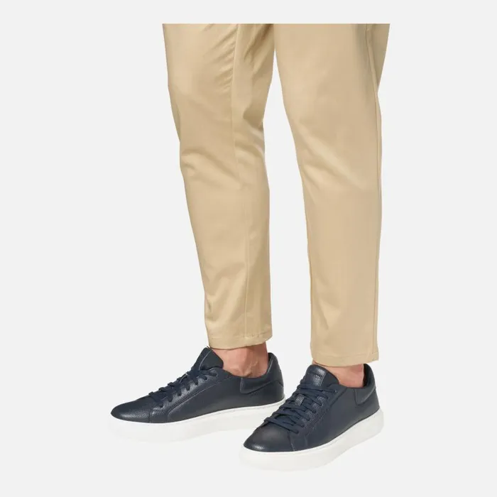 Man Geox Sneakers DEIVEN MAN Navy Low Top Sneakers Navy