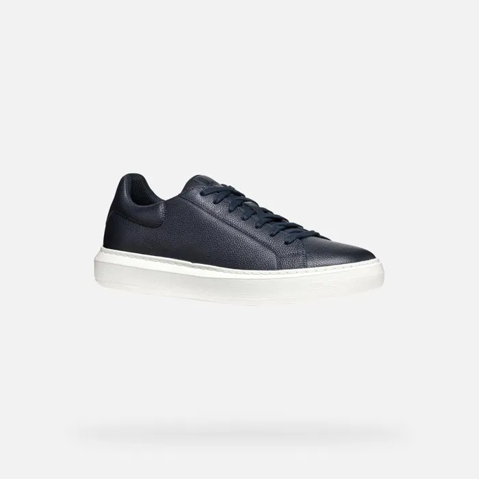 Man Geox Sneakers DEIVEN MAN Navy Low Top Sneakers Navy