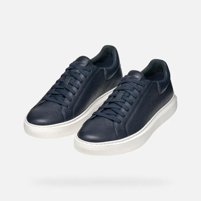 Man Geox Sneakers DEIVEN MAN Navy Low Top Sneakers Navy