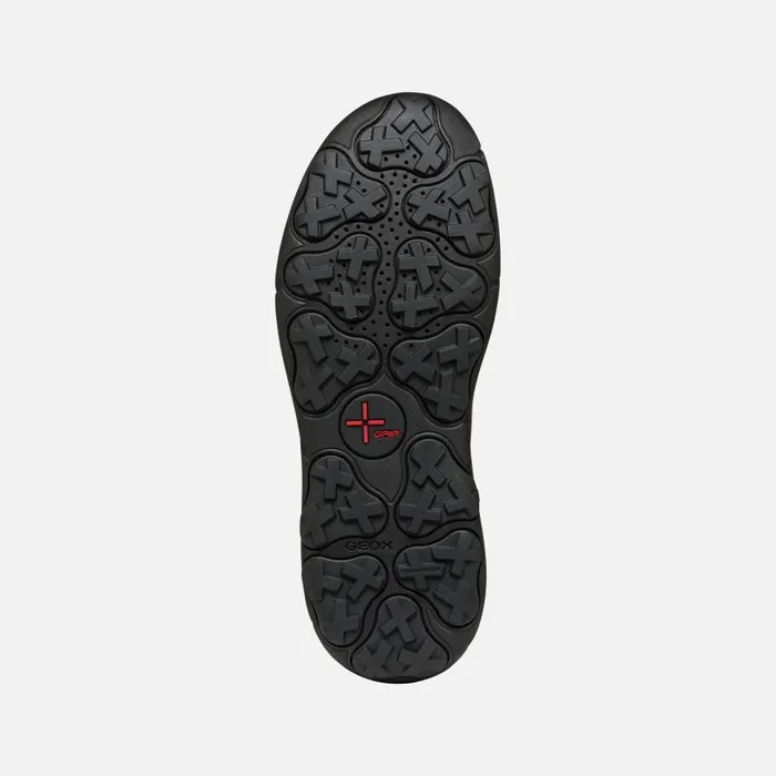 Man Geox Sneakers NEBULA GRIP ABX MAN Coffee Low Top Sneakers Coffee