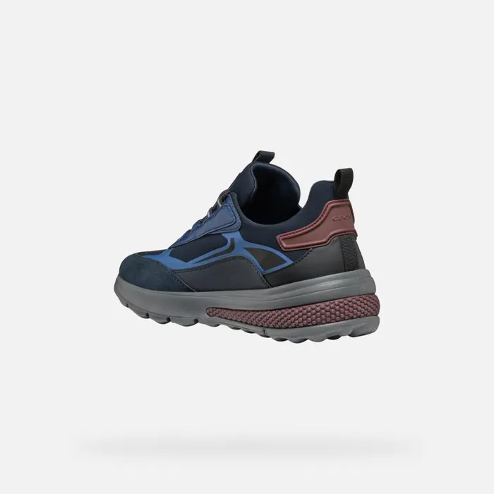 Man Geox Sneakers SPHERICA ACTIF MAN NavyBlue Low Top Sneakers Navyblue