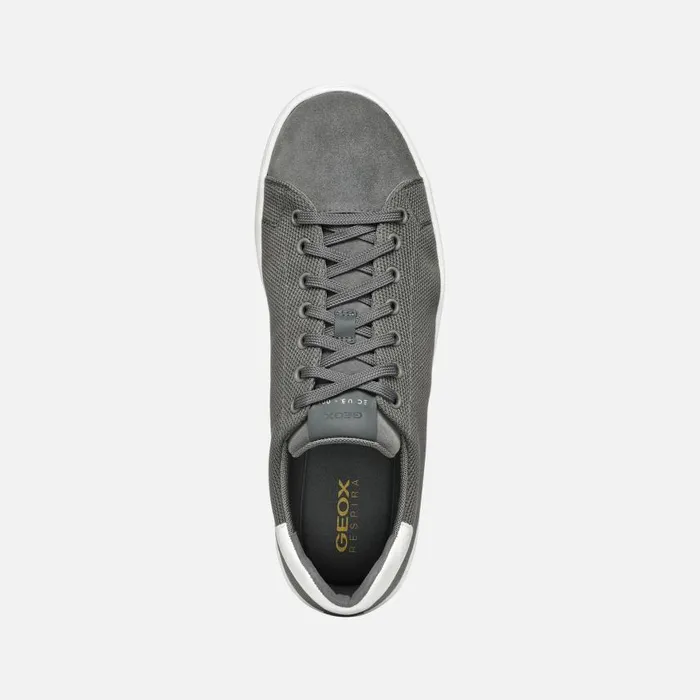 Man Geox Sneakers SPHERICA ECUB1 MAN Dark Grey Low Top Sneakers Dark Grey