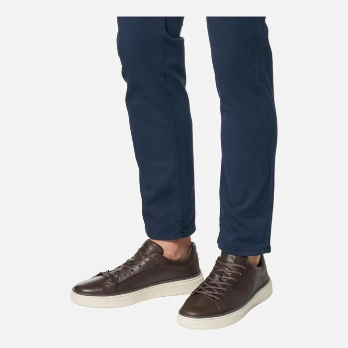Man Geox Sneakers ZACKERTY MAN Coffee Low Top Sneakers Coffee