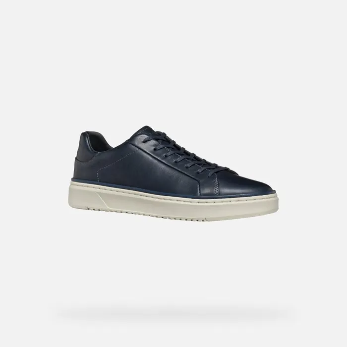 Man Geox Sneakers ZACKERTY MAN Navy Low Top Sneakers Navy