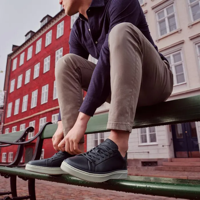Man Geox Sneakers ZACKERTY MAN Navy Low Top Sneakers Navy