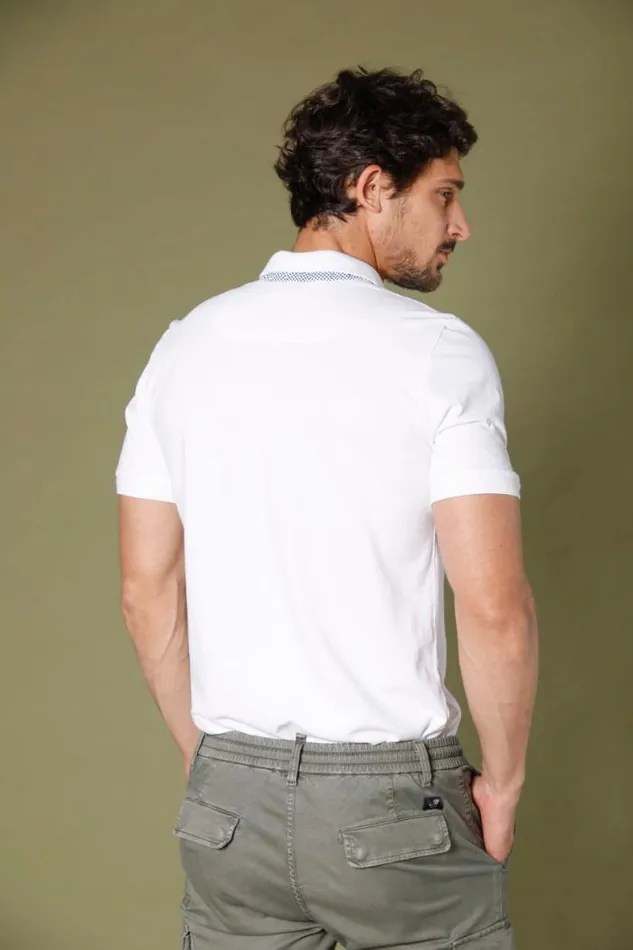 Man Leopardi Polo In Piquet With Tailoring Details Regular Mason039s Polos and Tshirts