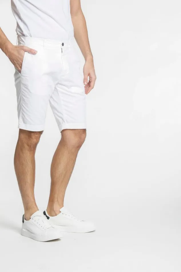 Man London Chino Bermuda In Stretch Gabardine Regular Fit Mason039s Bermuda