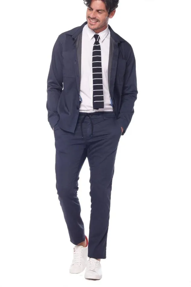 Man Milano Jogger Travel Chino Jogger In Tecno Travel Stretch Satin Extra Slim Mason039s Pants