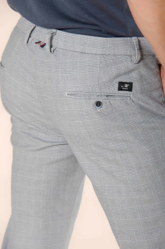 Man Torino Style Chino Pants In Cotton With Wales Print Slim Mason039s Pants