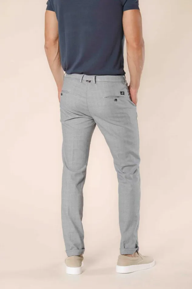 Man Torino Style Chino Pants In Cotton With Wales Print Slim Mason039s Pants