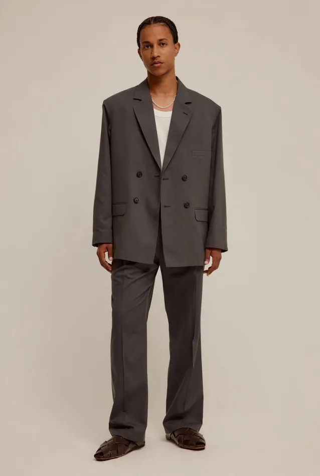 Man Venroy Jackets Double Breasted Tailored Blazer