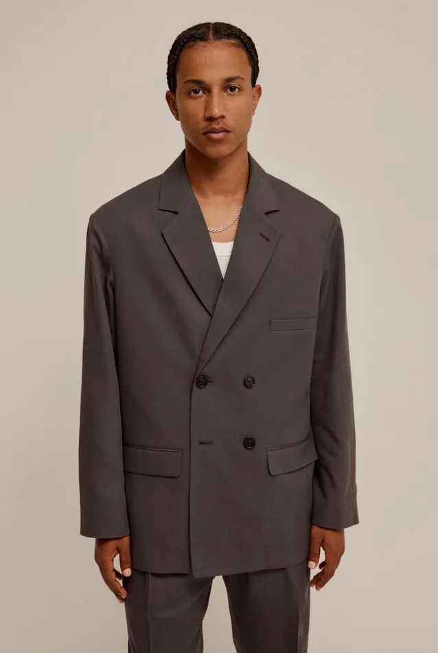 Man Venroy Jackets Double Breasted Tailored Blazer