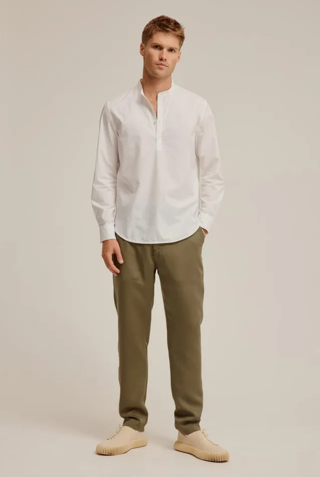 Man Venroy Pants Tencel Side Tab Trouser