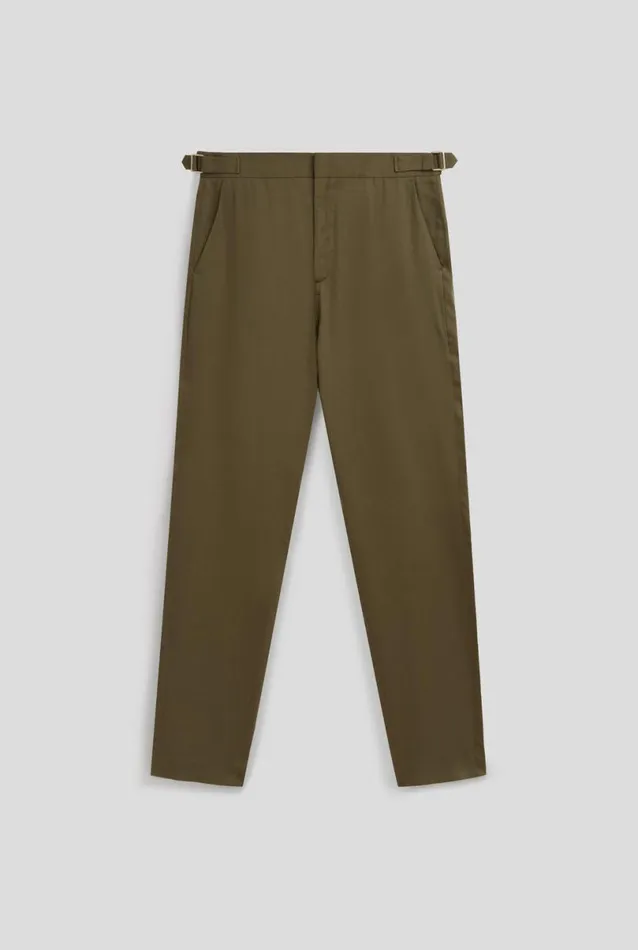 Man Venroy Pants Tencel Side Tab Trouser