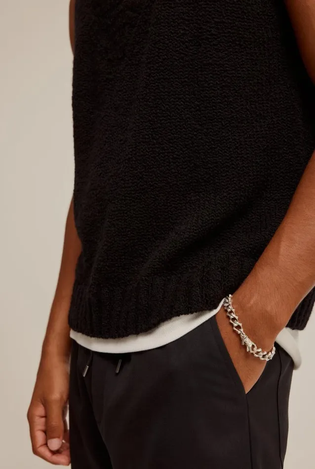 Man Venroy Sweaters Wool Knitted Vest