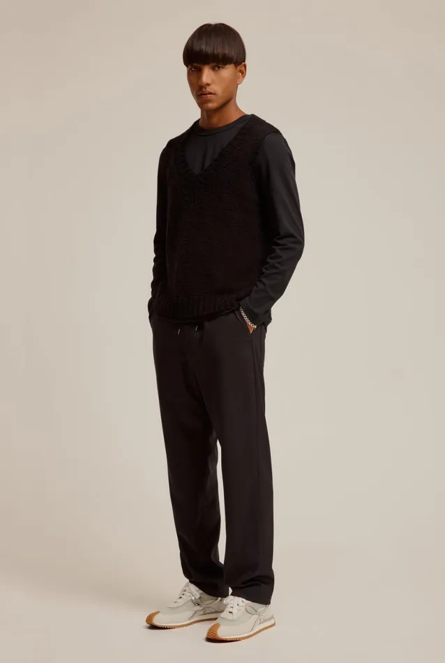 Man Venroy Sweaters Wool Knitted Vest