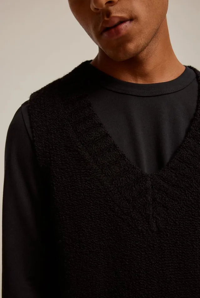 Man Venroy Sweaters Wool Knitted Vest