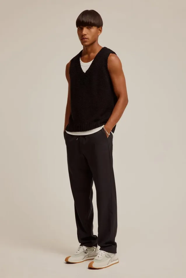 Man Venroy Sweaters Wool Knitted Vest