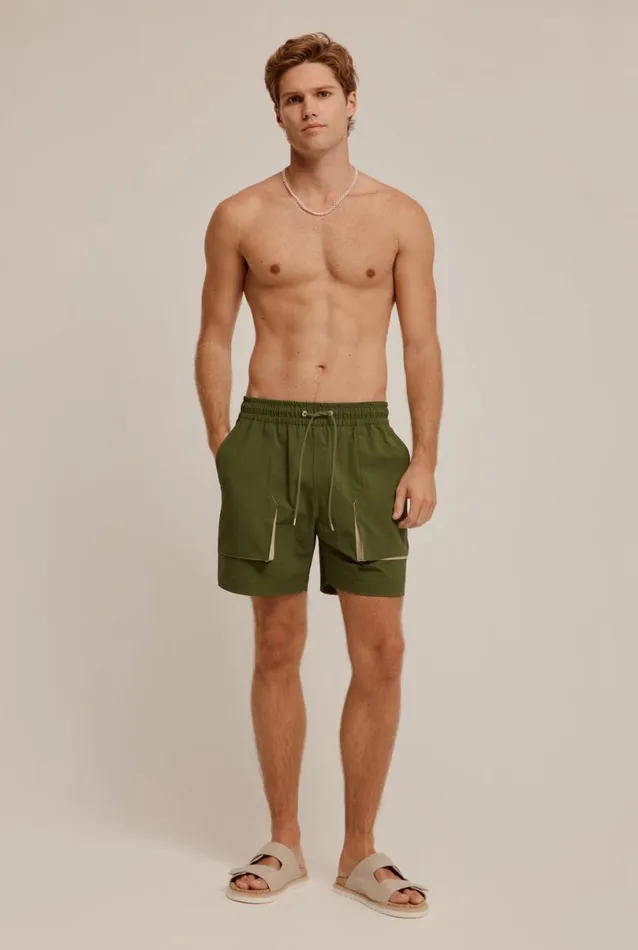 Man Venroy Swim Shorts 3D Pocket Swim Short