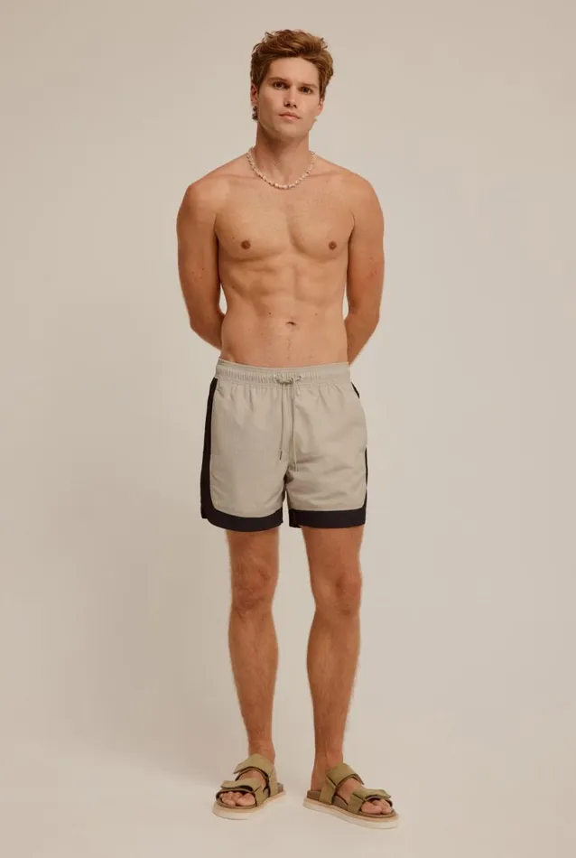 Man Venroy Swim Shorts Contrast Border Swim Short