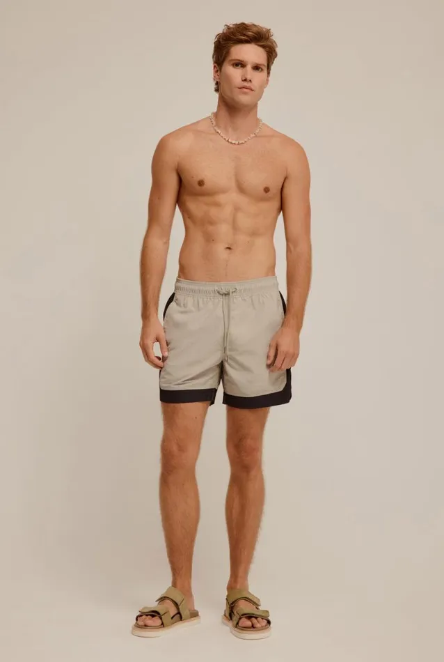 Man Venroy Swim Shorts Contrast Border Swim Short