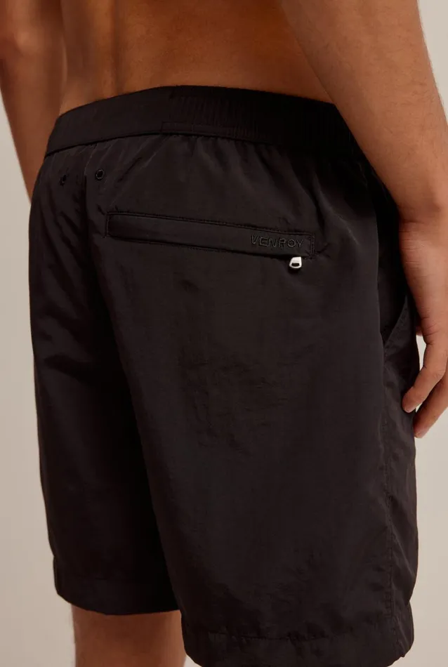 Man Venroy Swim Shorts Solid Snaplock Swim Short