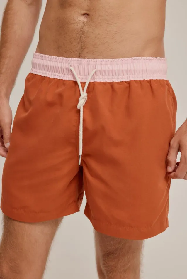 Man Venroy Swim Shorts Solid Swim Short PicanteCameo Pink Man Venroy Swim Shorts Solid Swim Short PicanteCameo Pink
