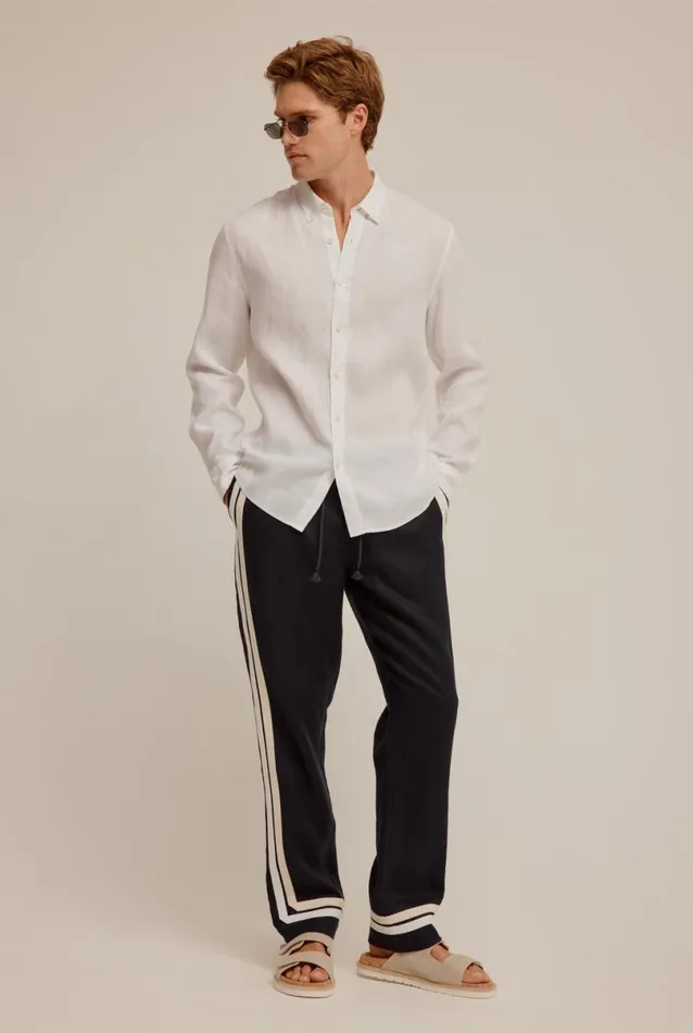 Man Venroy TShirts Linen TShirt