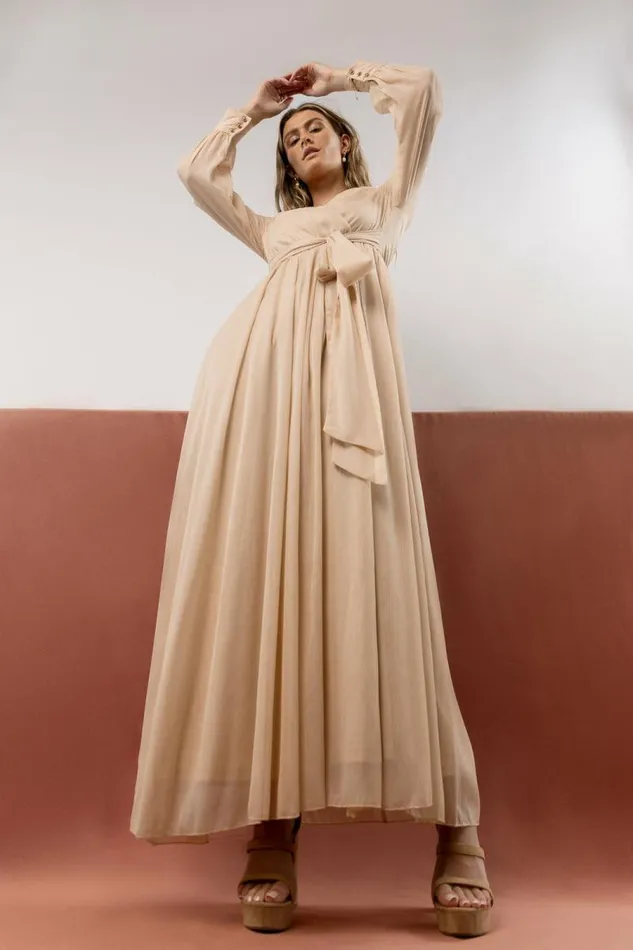 Marilyn Maxi Dress 8211 FINAL SALE Champagne Women Bohme Dresses