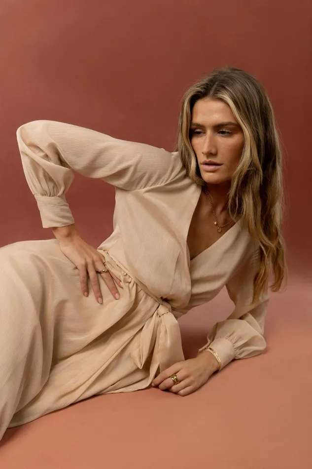 Marilyn Maxi Dress 8211 FINAL SALE Champagne Women Bohme Dresses