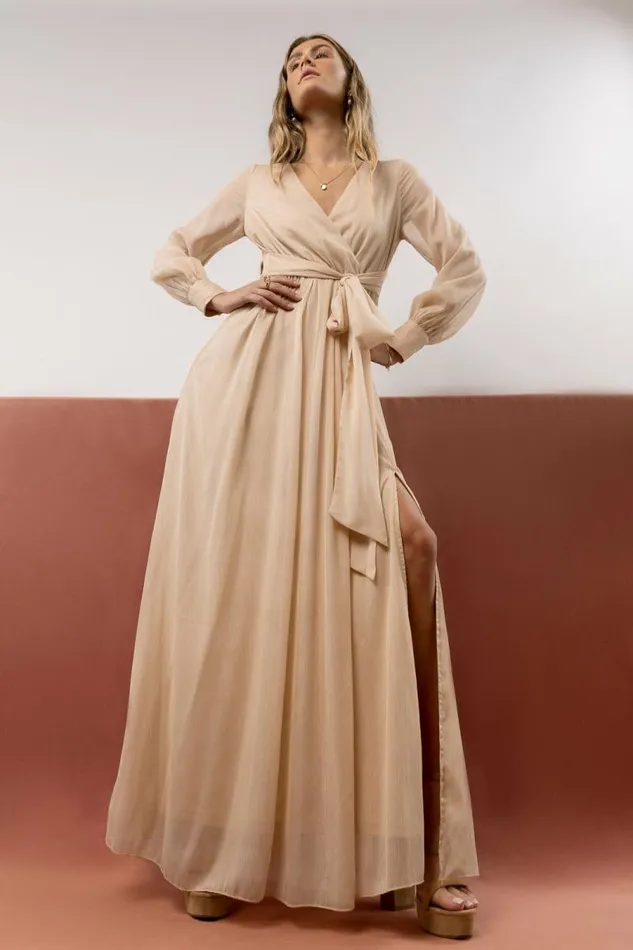 Marilyn Maxi Dress 8211 FINAL SALE Champagne Women Bohme Dresses