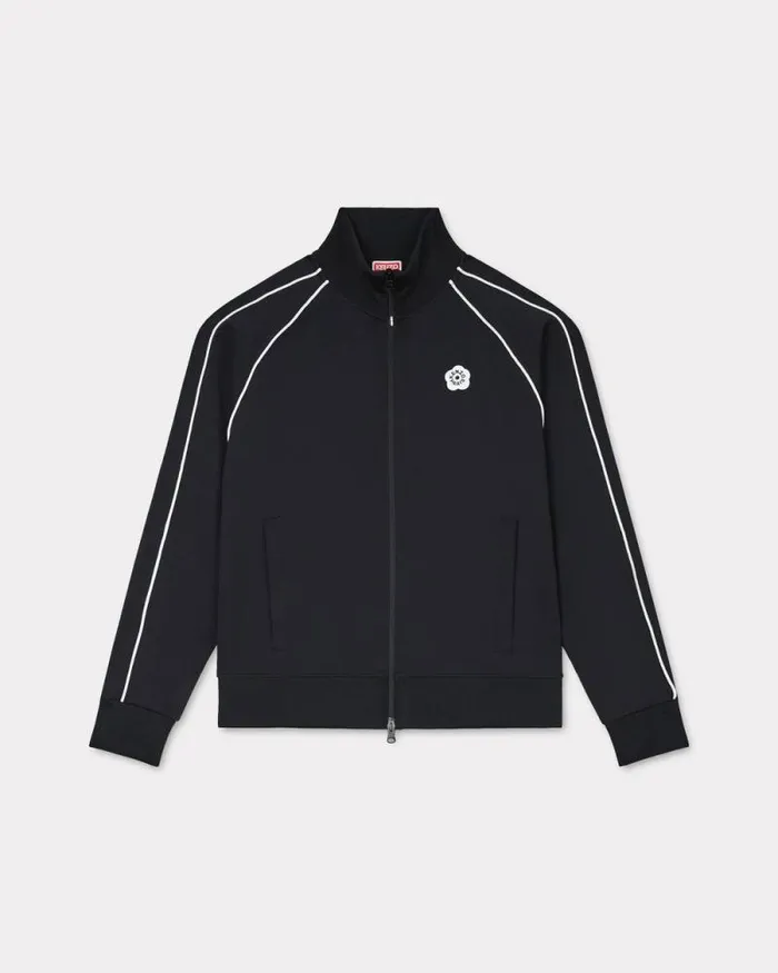 Men 039Boke Flower 20039 Embroidered Track Jacket Black Kenzo Sweatshirts And Hoodies
