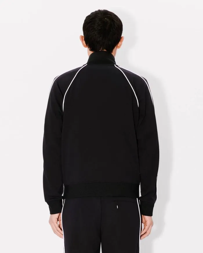 Men 039Boke Flower 20039 Embroidered Track Jacket Black Kenzo Sweatshirts And Hoodies