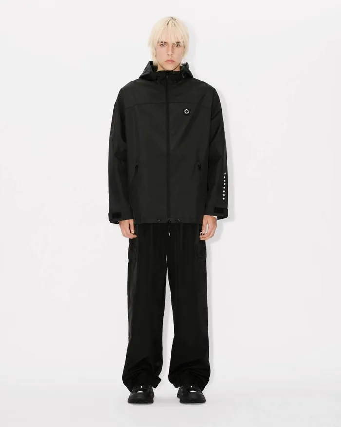 Men 039Boke Flower 20039 Windbreaker Black Kenzo Jackets And Coats