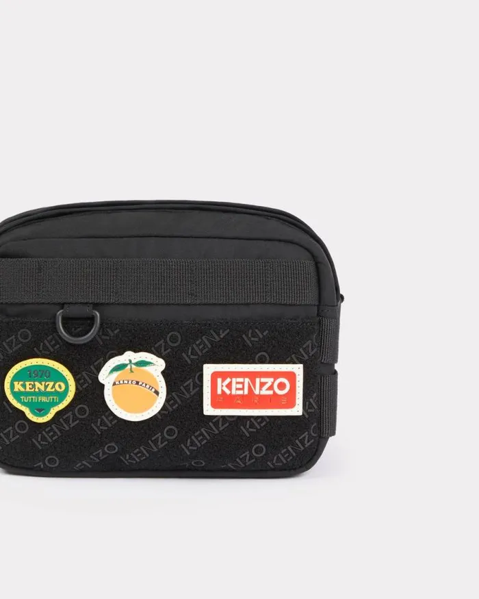 Men 039KENZO Jungle039 Shoulder Bag Black Kenzo Bags
