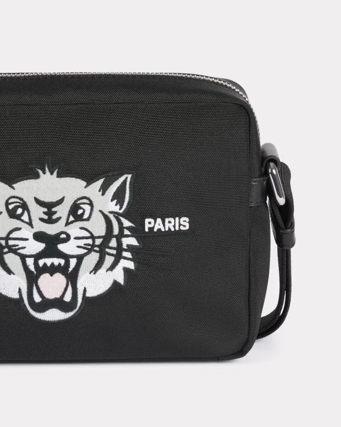 Men 039KENZO Varsity039 Crossbody Bag Black Kenzo Bags