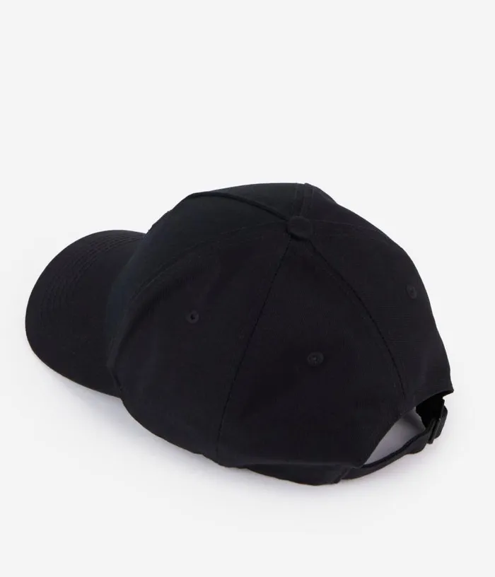 Men Black Cap With Blazon Patch THE KOOPLES Hats and Scarves