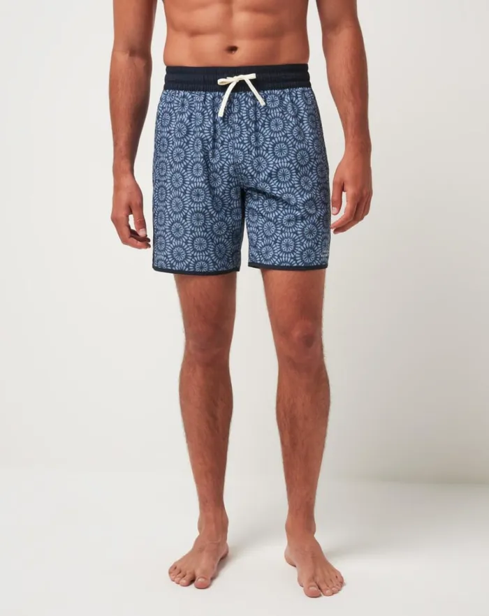 Men Boardshorts TravisMathew BANZAI BRONZED BOARDSHORT Heather Total Eclipse