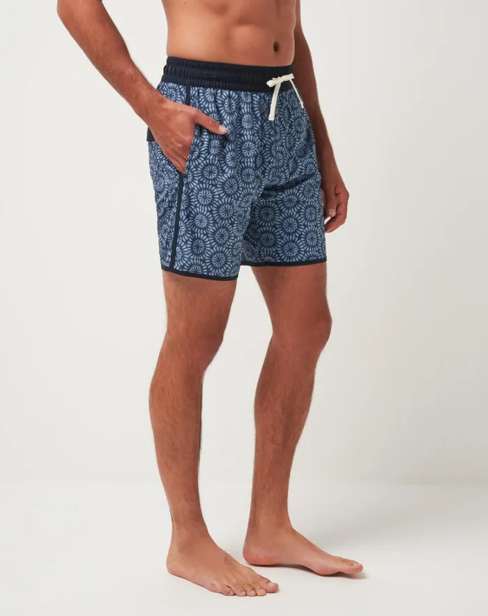 Men Boardshorts TravisMathew BANZAI BRONZED BOARDSHORT Heather Total Eclipse
