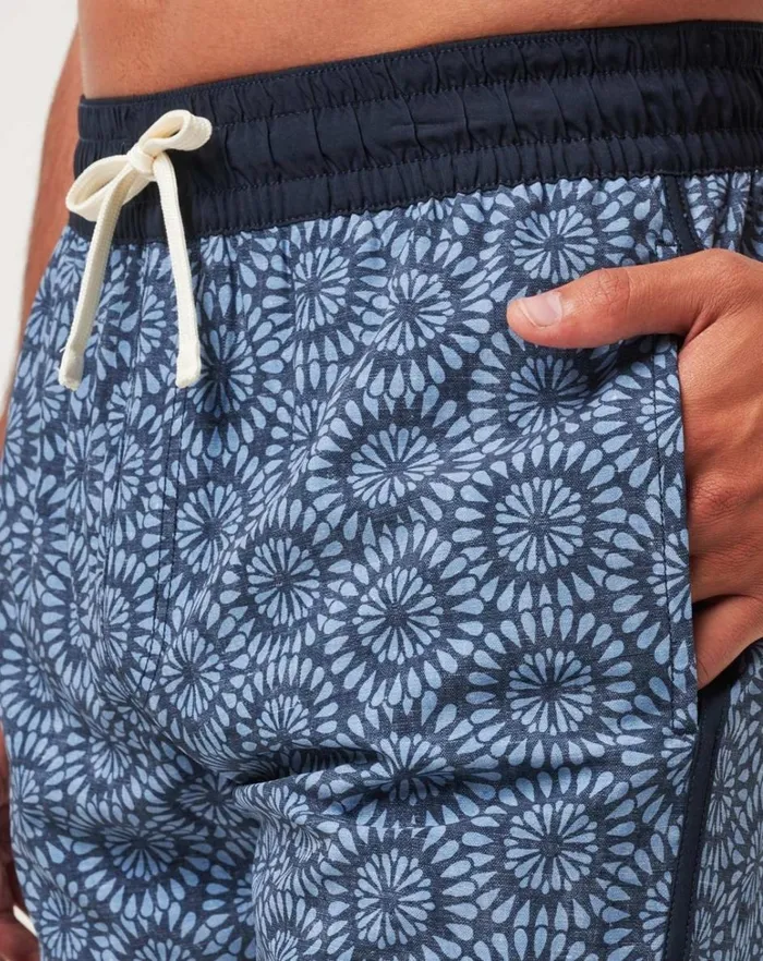 Men Boardshorts TravisMathew BANZAI BRONZED BOARDSHORT Heather Total Eclipse