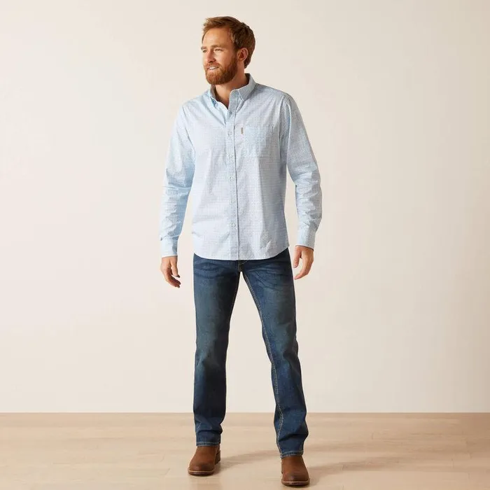 Men Button Down Shirts Ariat Madden Stretch Modern Fit Shirt White Men Button Down Shirts Ariat Madden Stretch Modern Fit Shirt White