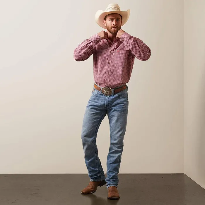 Men Button Down Shirts Ariat Pro Series Dominick Classic Fit Shirt Cayenne Men Button Down Shirts Ariat Pro Series Dominick Classic Fit Shirt Cayenne