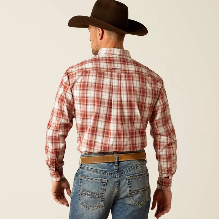 Men Button Down Shirts Ariat Pro Series Sonny Classic Fit Shirt Red Men Button Down Shirts Ariat Pro Series Sonny Classic Fit Shirt Red